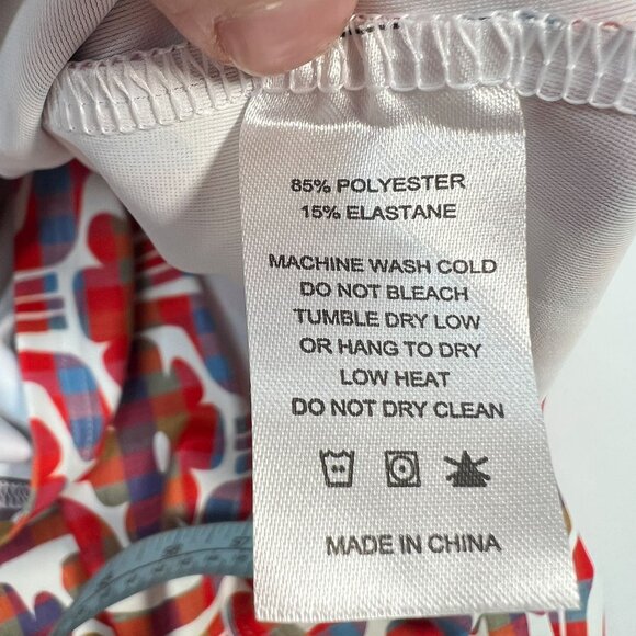 Smith & Quinn The Dorothy Ponte Dress Mini Sleeveless Red Retro Floral Large - Picture 9 of 9